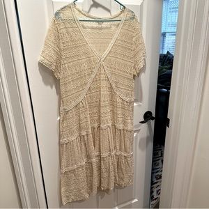 XL Sundance lace A-line dress